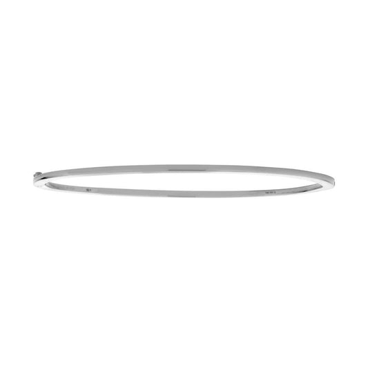 Sterling Silver Hinged Bangle Bracelet