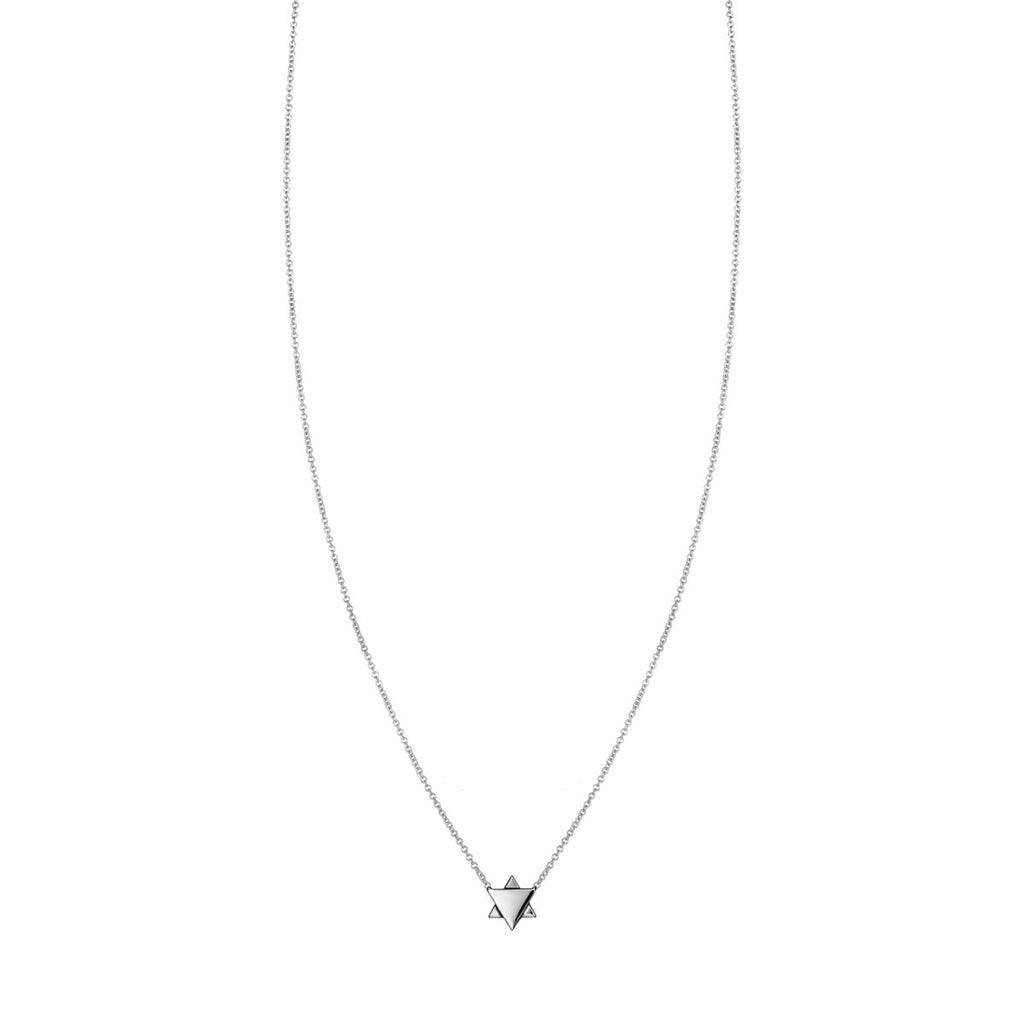 Sterling Silver Star of David Necklace