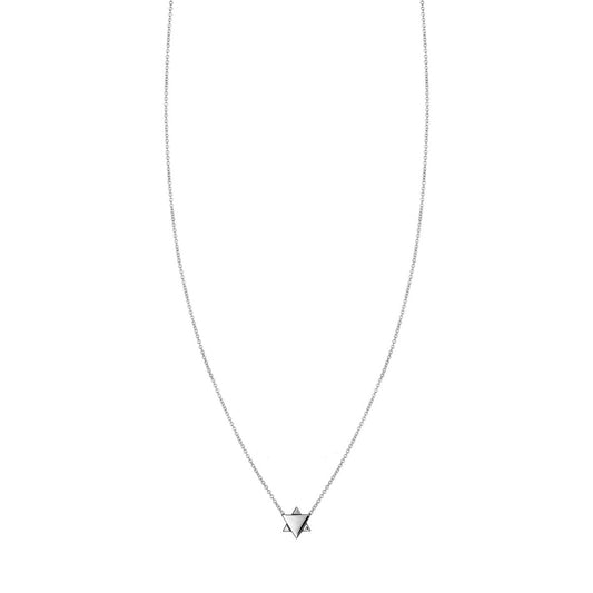 Sterling Silver Star of David Necklace