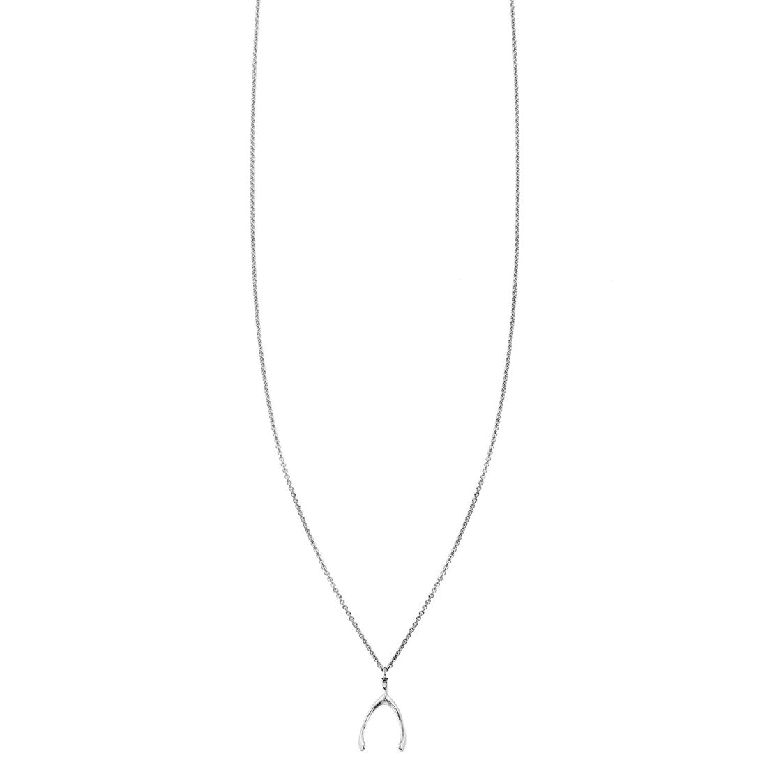 Wishbone Sterling Silver Necklace