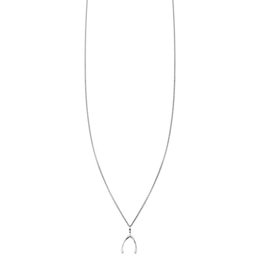 Wishbone Sterling Silver Necklace