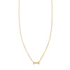 14k gold dog bone necklace - playful pet-inspired pendant for animal lovers
