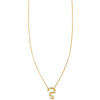 14k gold snake necklace PRN020