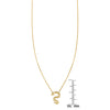 14k gold snake necklace PRN020_1