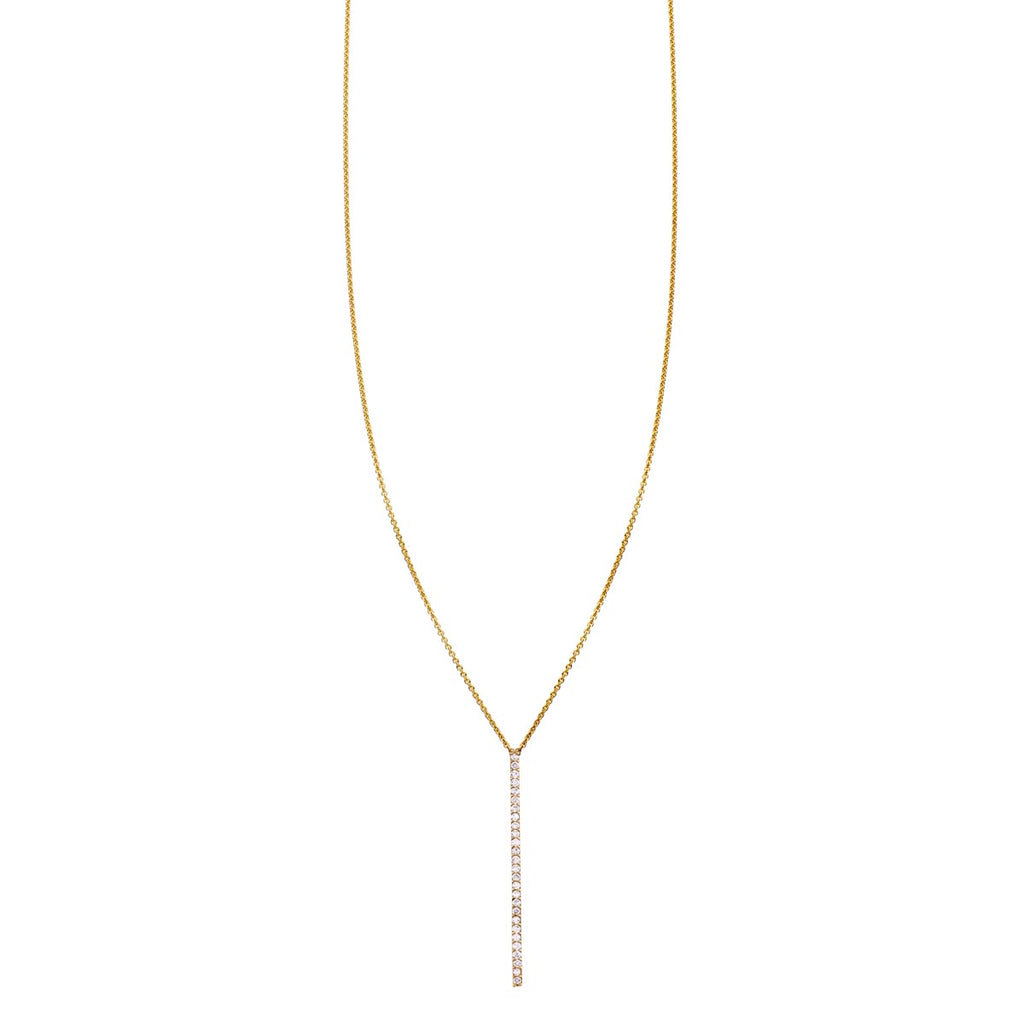 27 diamond bar gold necklace prn 414 wd