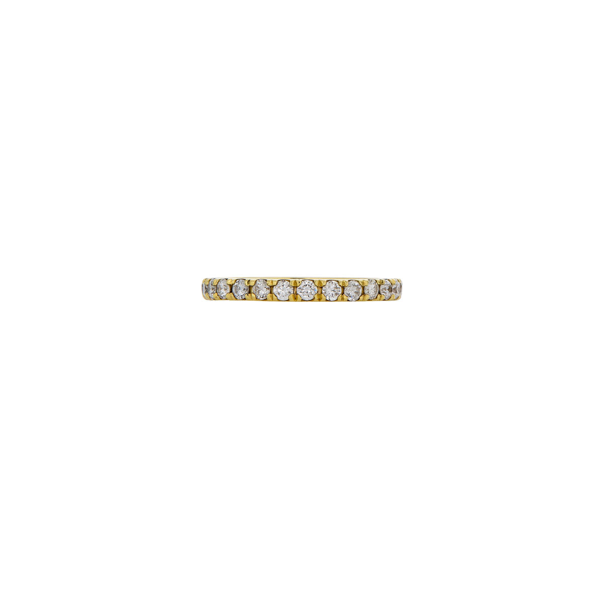 3pt diamond gold eternity band