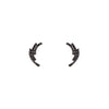 Black Diamond Laurel Earrings