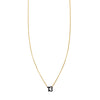black diamond number 13 necklace prn 403 bd
