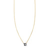 black diamond number 13 necklace prn 403 bd
