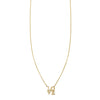 Block Love Gold Necklace