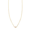 diamond gold love knot necklace prn 492 wd