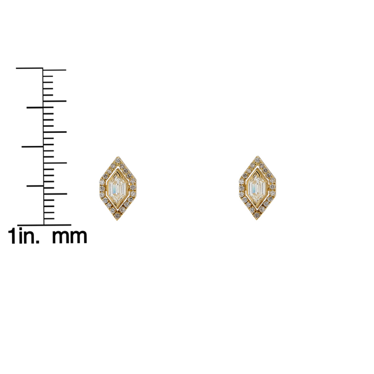 diamond shield earring 2
