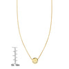 diamond smile coin necklace_1