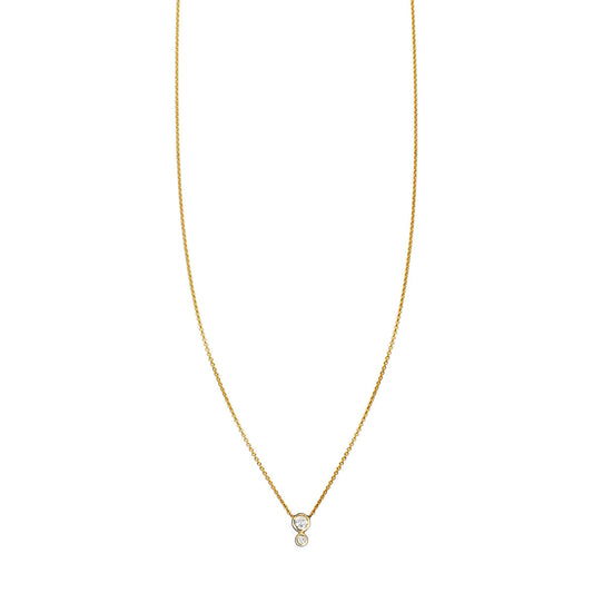 double diamond bubble necklace PRN 049 WD