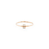 double emerald cut diamond gold ring PRR 096 WD