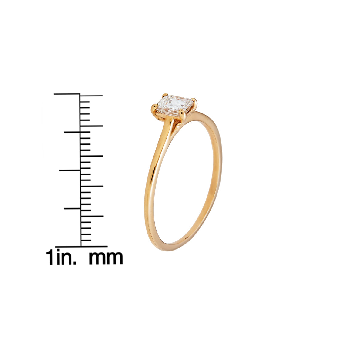 emerald cut diamond engagement ring 2