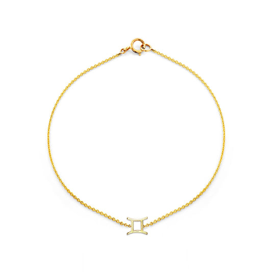 Gold Gemini Jewelry | Zodiac Jewelry | Phoenix Roze | Ketten ohne Anhänger