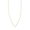 gemini gold zodiac necklace PRN 440 14K