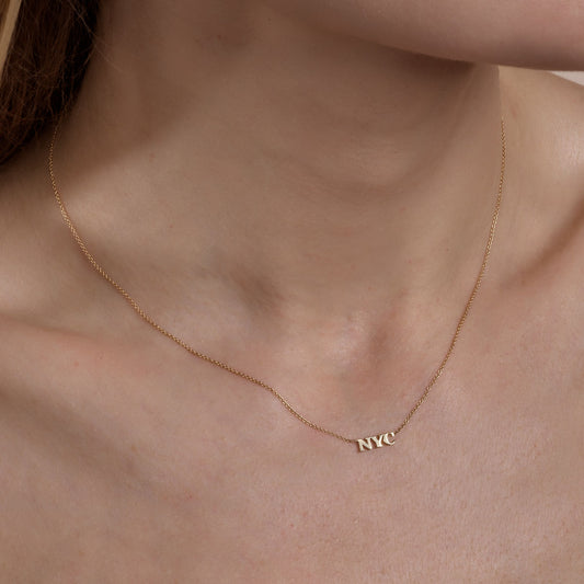 Gold NYC Necklace