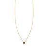 Gold diamond sun disk charm necklace - celestial inspired jewelry with sparkling rays
