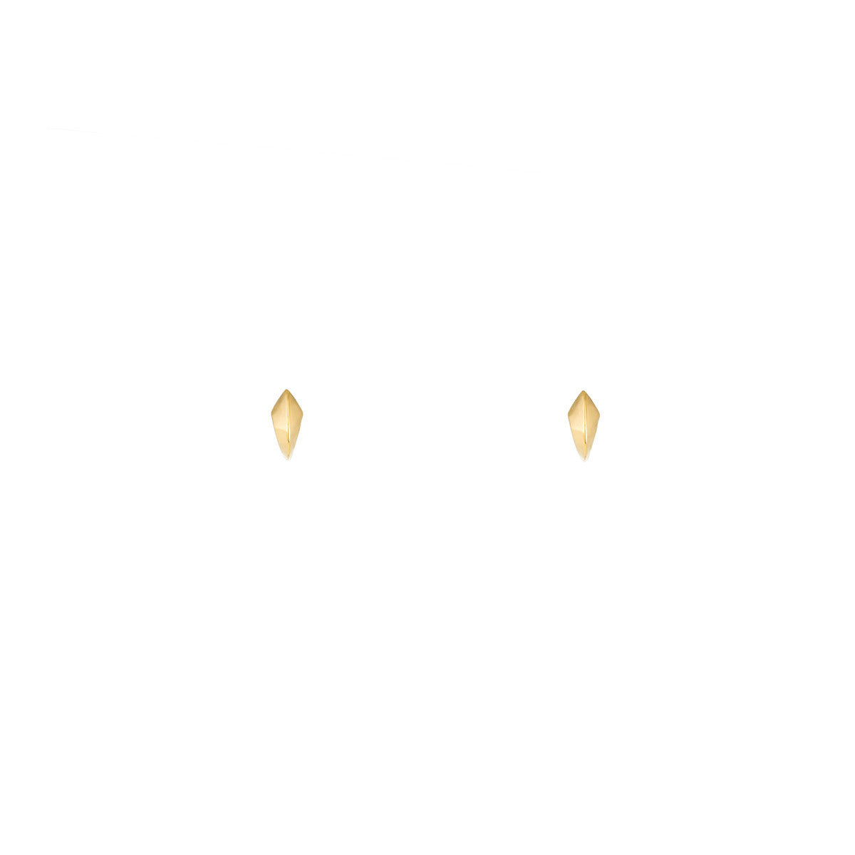 gold kitty cat claw stud earrings PRE 005