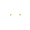 Gold Letter Initial Stud Earrings by Phoenix Roze: Subtle elegance for personalized style.
