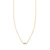 gold love knot necklace prn 354 14k