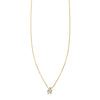 gold script love charm necklace PRN 018