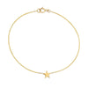 gold star bracelet prb 034 14k