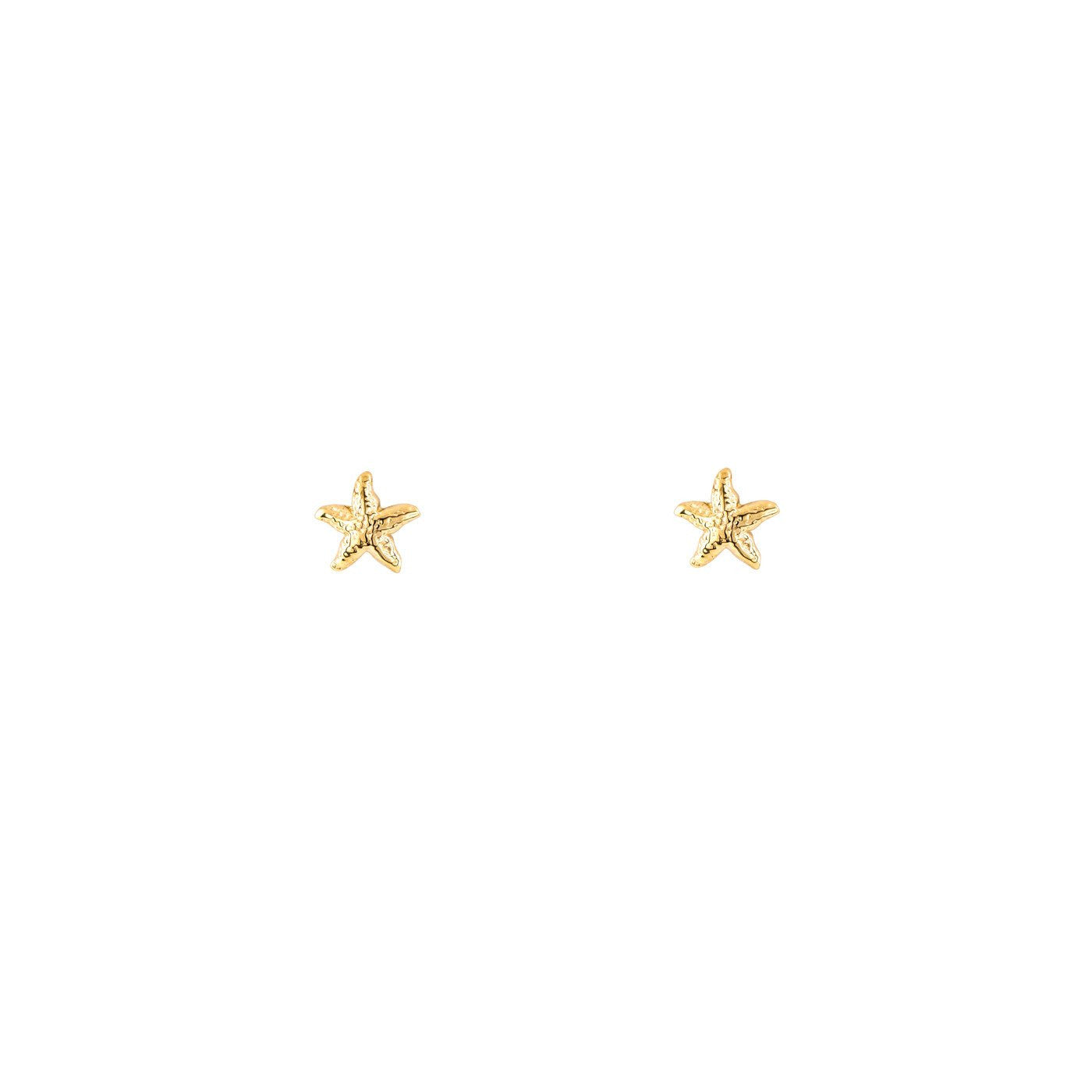 gold starfish stud earrings PRE 431 14KY_ef836ddb c20a 4000 a2f3 14bb73547428