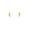 gold wing stud earrings PRE 008