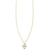 holy trinity diamond gold charm womens necklace PRN 023