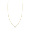 image of gold initial necklace PRN 019 R