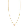 large gold pyramid necklace PRN353