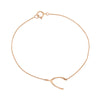 large wishbone bracelet prb 040 14k