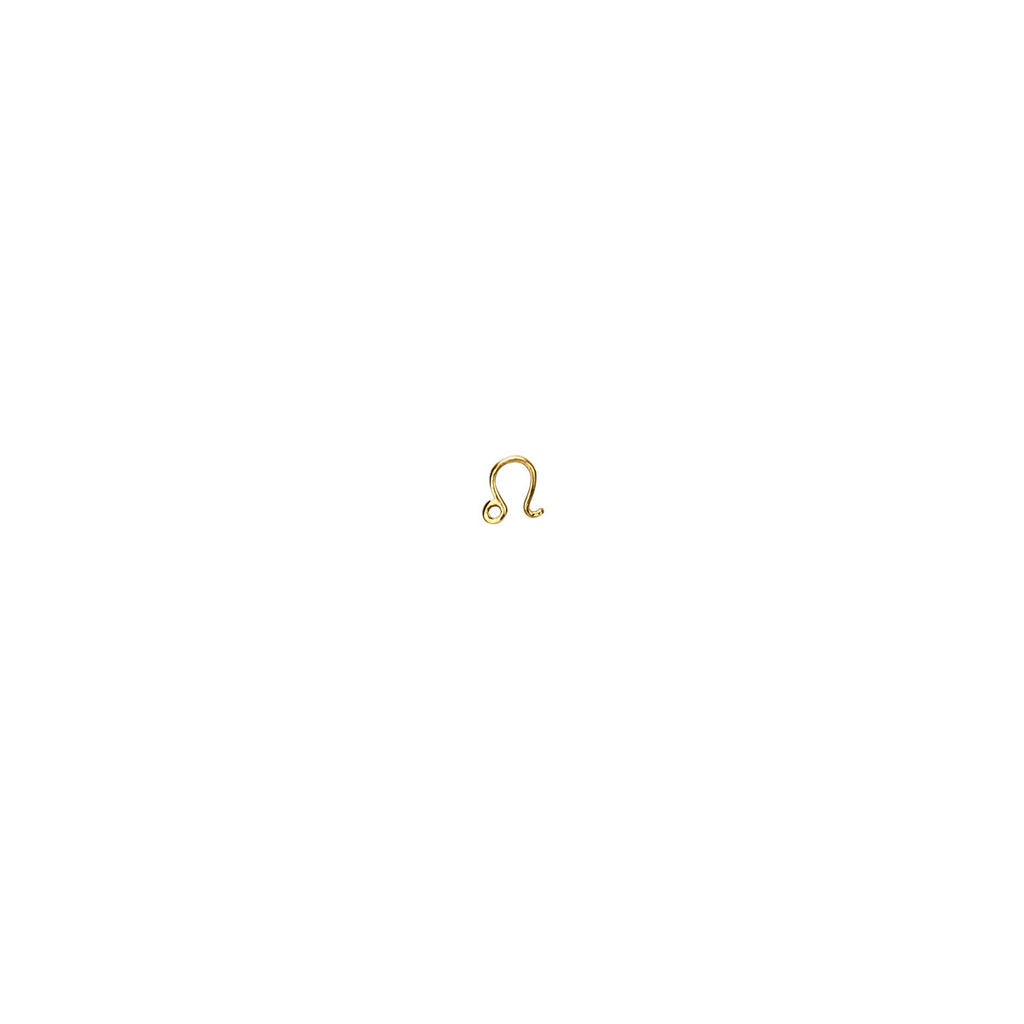 leo gold zodiac earring PRE 440 14K