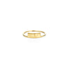minimalist cantilever gold ring PRR 090 14KY
