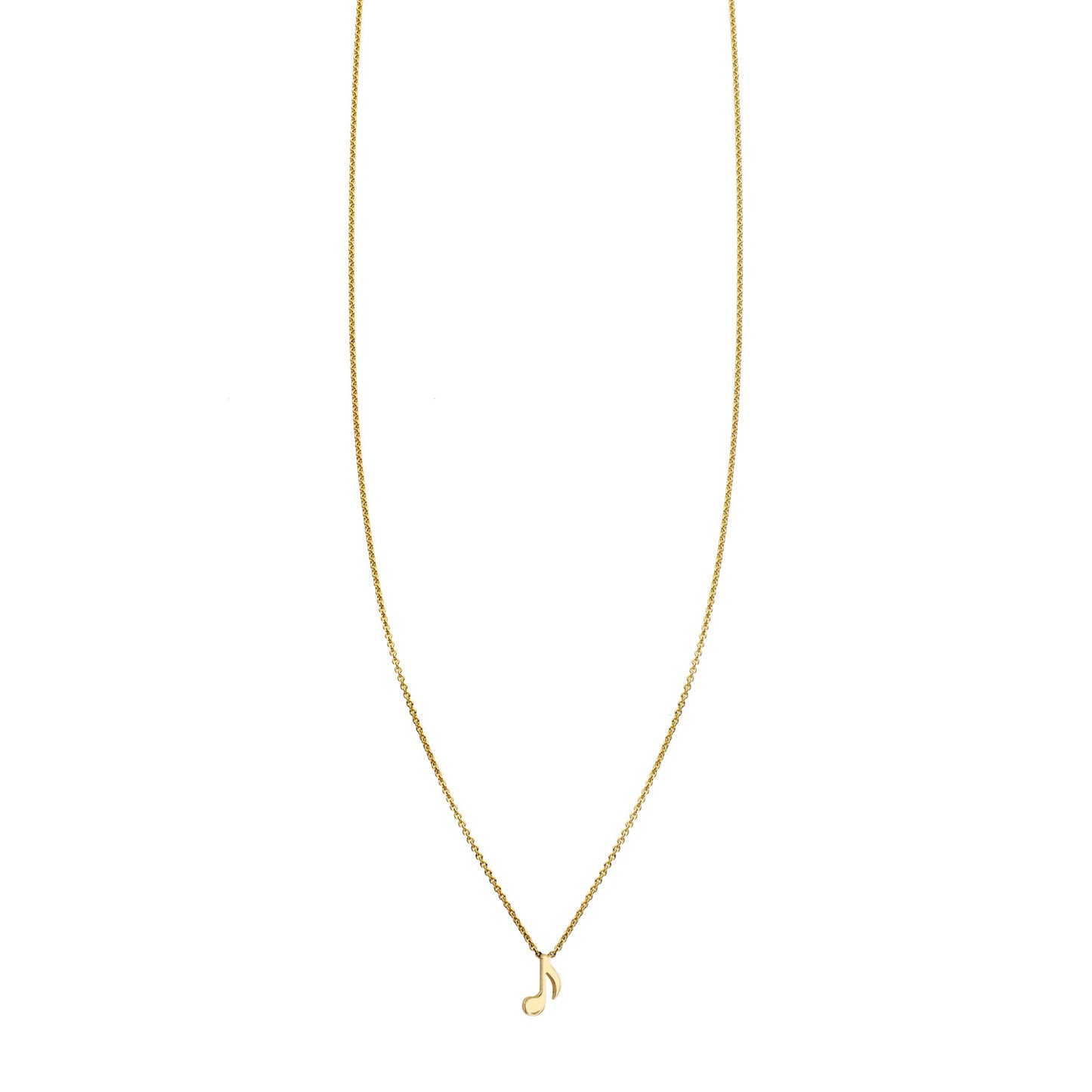 Musical Note Gold Necklace
