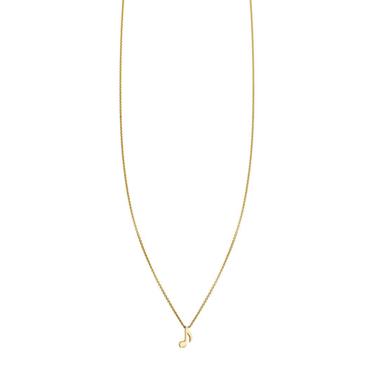 Musical Note Gold Necklace