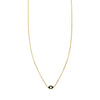 onyx _ diamond evil eye necklace PRN 507 ONYX