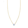 Opal heart pendant necklace - iridescent gemstone charm for romantic ethereal style