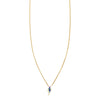opal inlaid lightning bolt necklace PRN 259 OP