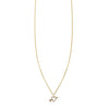 open heart and arrow charm necklace PRN 008