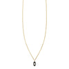 pave designer evil eye charm necklace for women PRN 004