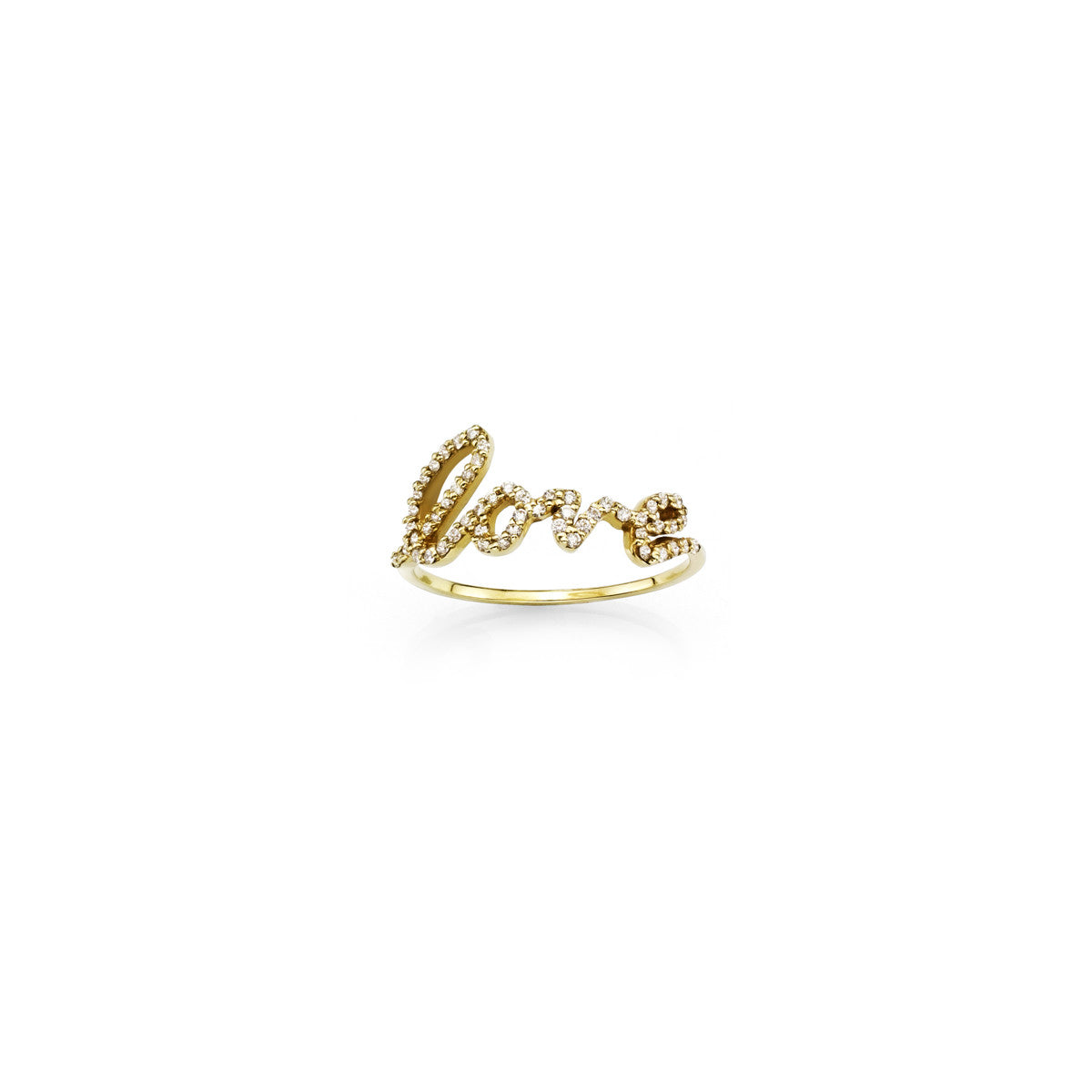 pave diamond gold script cursive word love ring PRR201 14KY_efecb3c4 7514 49b8 a63b 93566ff1dc25