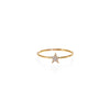 pave diamond star ring PRR076