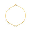 pisces gold zodiac bracelet PRB 440 14K