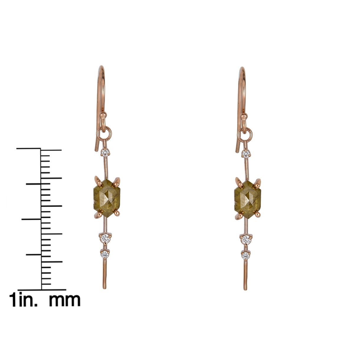 raw round diamond pendulum earrings_1