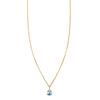 rose cut diamond opal inlay necklace