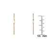 round baguette diamond drop bar earrings_1